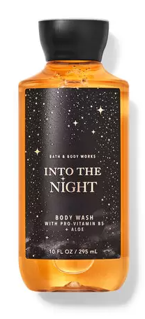 into the night body wash
