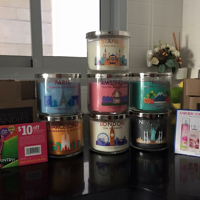 נרות ריחניים גדולים לקיץ שח באת אנד בודי וורקס